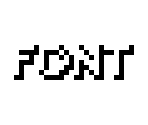 Font - The Simpsons Arcade (Java)