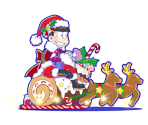 Osomatsu (Christmas) - Osomatsu-san Hesokuri Wars: Battle of the NEETs