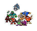 DOS 1&3 Robot Masters (NES-Style) - Mega Man Customs