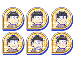 Set Icons (Kimono: 18ver) - Osomatsu-san Hesokuri Wars: Battle of the NEETs
