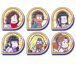Set Icons (Hot Teacher) - Osomatsu-san Hesokuri Wars: Battle of the NEETs