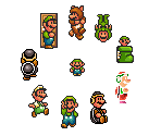 Luigi - Super Mario All-Stars: Super Mario Bros. 3