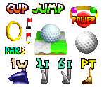 HUD Elements - Mario Golf