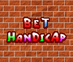 Bet & Handcap Screen - Mario Golf