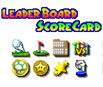 Leader Board & Score Card - Mario Golf
