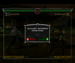 Adjust Display Screen - Mortal Kombat: Deadly Alliance