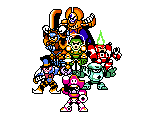 Mega Man & Bass Robot Masters (NES-Style) - Mega Man Customs