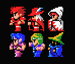 Party Battle Sprites - Final Fantasy