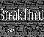 Introduction & Title Screen - BreakThru!