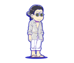 Ichimatsu (Matsu Noir: Dazzling {D Ver.}) - Osomatsu-san Hesokuri Wars: Battle of the NEETs