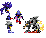Metal Sonic & Mecha Sonics - Sonic 3D in 2D