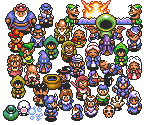 Hylian NPCs - BS Zelda: Ancient Stone Tablets (JPN)