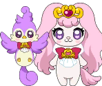 Aroma, Pafu, and Miss Shamour - Go! Princess Precure - Shugā Ōkoku to 6 nin no Purinsesu! (JPN)