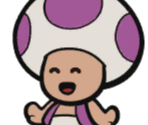 Purple Toad - Paper Mario: The Origami King