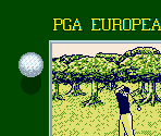Super Game Boy Border - PGA European Tour