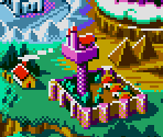 World Map - Wonder Boy in Monster World