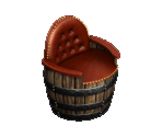 RustyRedneck Barrel Chair - The Sims