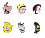 Health Bar Icons - The Grim Adventures of Billy & Mandy