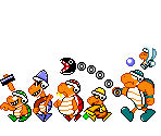 Hammer Bros. Family (AlphaDream Design, Super Mario World-Style) - Mario Customs