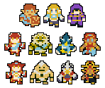 Age of Calamity Characters (Hyrule Warriors Mini-Sprite Style) - The Legend of Zelda Customs