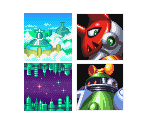 Stage Select - Mega Man & Bass / Rockman & Forte (JPN)
