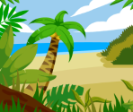 Stage & Player Selection - Adventure on Lost Island: Hidden Object Game