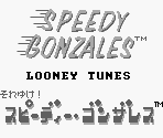 Start Screen & Title Screen Elements - Speedy Gonzales