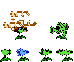 Peashooter Variants (NES-Style) - Plants VS. Zombies Customs