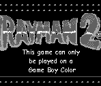 Game Boy Error Message - Rayman 2: The Great Escape