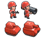 Map Icons - Orange Star - Advance Wars 1+2: Re-Boot Camp