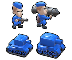 Map Icons - Blue Moon - Advance Wars 1+2: Re-Boot Camp