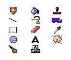 Tool Icons - Kid Pix Studio / Kid Pix Studio Deluxe