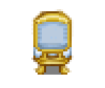 White Chair - Pocket Mirror
