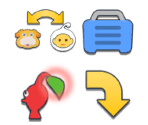 'Y' Button Menu Icons - Pikmin 4