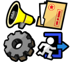 Menu + Cursor Icons - Battle - Advance Wars 1+2: Re-Boot Camp