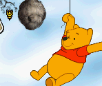 Title Screen - Kuma nu Pooh-san: Mori no Nakama to 1, 2 ,3 (JPN)