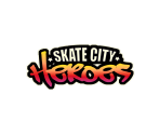 Title Screen Logo - Skate City Heroes