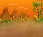 Main Game Background - Turma da Mônica: Fuga na Pré-História