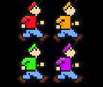 Playable Characters - Down - Net Yaroze
