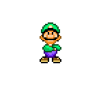 Paper Luigi (Super Mario World-Style) - Paper Mario Customs