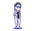 Karamatsu (Yakuza Wolf: Okinawa) - Osomatsu-san Hesokuri Wars: Battle of the NEETs