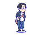 Ichimatsu (Yakuza Wolf: Okinawa) - Osomatsu-san Hesokuri Wars: Battle of the NEETs