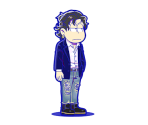 Ichimatsu (Matsu Noir: Chase) - Osomatsu-san Hesokuri Wars: Battle of the NEETs
