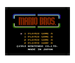 Mario Bros. - Virtual Console