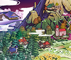 Gensokyo Map (Lunatic) - Touhou Spell Bubble