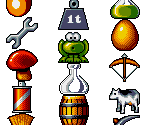Item Icons & Descriptions - Fantastic Dizzy