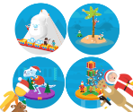 Level Select - Google Santa Tracker