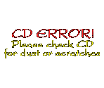 CD Error Screen - The Crow: City of Angels