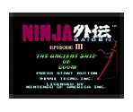 Ninja Gaiden III: The Ancient Ship of Doom - Virtual Console