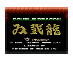 Double Dragon (Manual) - Virtual Console